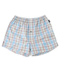 (M) Трусы Pierre Cardin в клетку, окрашенные пряжей.