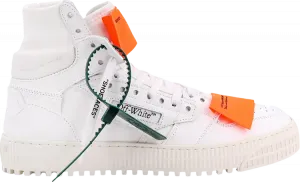 Кроссовки Off-White Off-Court 3.0 High 'White Orange' 2023, белый