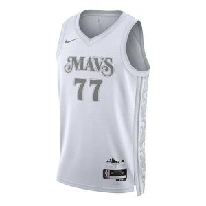 Спортивная футболка nba dallas mavericks 2024/25 city edition swingman jersey 'luka doncic' Nike, белый