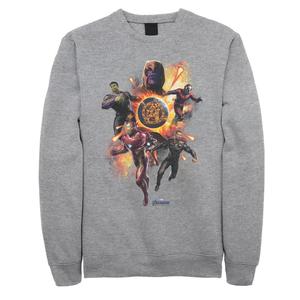 Мужской флисовый топ Avengers Endgame Planet Explosion Group Marvel