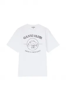 Футболка Club Ganni, белый