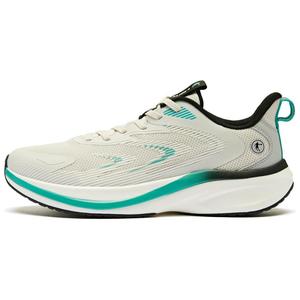 QIAODAN Легкие, износостойкие и противоскользящие кроссовки с низким верхом для повседневного бега, мужские, серо-зеленые