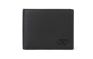 Кожаный кошелёк Ferragamo мужской чёрный