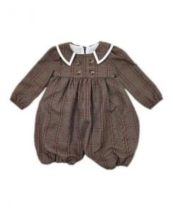 Petite Maison Kids твидовый комбинезон унисекс Blair Estate - Baby, Little Kid, коричневый