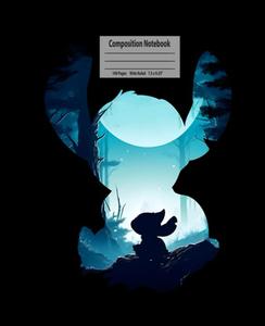 Composition Notebook: Whimsical Blue Creature, Wide Ruled, 7.5 x 9.25 inches, 100 Pages - Perfect for School, Journaling, and Creative Writing (Independently published)