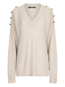 Свитер с пуговицами Roberto Cavalli, нейтральный