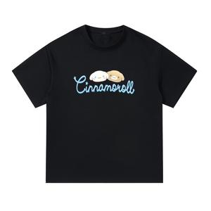Футболка Unisex CINNAMOROLL Yugui Dog Sanrio, черный