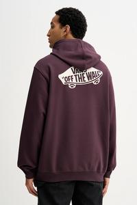 Хлопковая толстовка Vans, фиолетовый