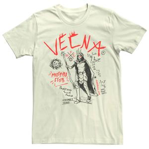 Мужская футболка Netflix Stranger Things Vecna ​​Hellfire Club Licensed Character