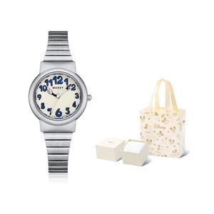 Disney Микки серия кварцевый механизм стальной ремешок женские часы белый циферблат