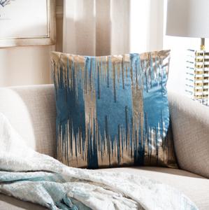 Подушка декоративная Safavieh Prasla, 12x20 см, зеленый / золотой