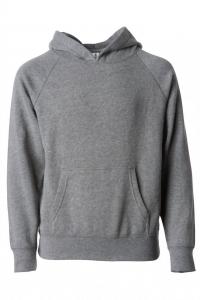 Детский худи Вайоминг с вышивкой Old English в сером цвете Independent Trading Company, серый