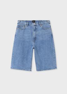 Свободные джинсовые шорты