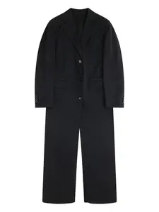 Пальто с открытой спиной Simone Rocha, черный