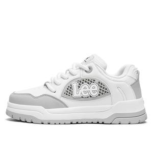 Lee Модные белые кроссовки в минималистичном стиле для скейтбординга, универсальные, низкие, мужские