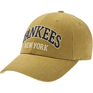 MLB Хлопковая бейсболка унисекс разноцветная, Beige Yellow