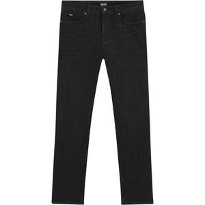 Hugo Boss Мужские джинсы, синие, средней посадки, зауженный крой