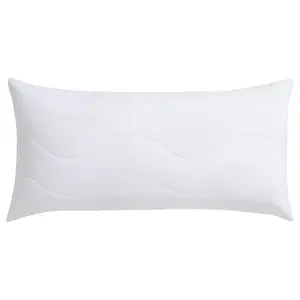 Подушка для поддержки шеи Jekatex «Виско, подушка подходит для людей с аллергией на домашнюю пыль», наполнитель: пенопласт виско, чехол: полиэстер, (1 шт.), подушка 40х80 см, оптимальная поддержка области головы и шеи, белый