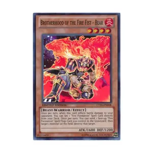 CCG Братство Огненного Кулака — Медведь (Супер Редкий), Yu-Gi-Oh - Promo - Collectors Tin - Singles