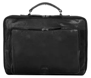 Портфель Spikes & Sparrow, натуральная кожа, черный