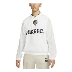 Толстовка Nike FC Repel Soccer Crew Hoodie 'White', белый