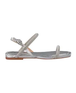 Плоские сандалии с двойным ремешком Alma En Pena, серый