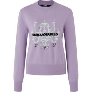 Топ KARL LAGERFELD SS25 для женщин KARL LAGERFELD / Karl Lagerfeld Jeans, фиолетовый