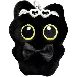 Угольный шарик котенок милый мультяшный эльф кукла универсальный плюшевый кулон унисекс пары 4см/8см/10см высота ROUERXIONG, Bowknot Sunglasses