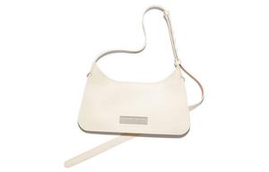 Сумка через плечо из телячьей кожи женская белая Acne Studios