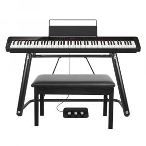 Цифровое пианино CDP S160, портативное без крышки, электрическое пианино с несколькими стилями подставок и педалью CASIO