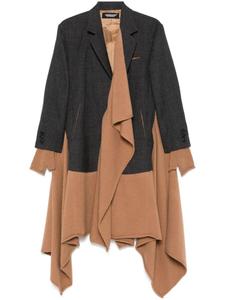 Шерстяное пальто Undercover, серый