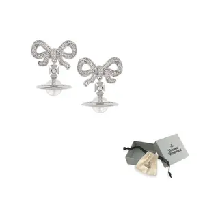 Vivienne Westwood Серьги Women's Silver/Transparent