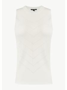 Comma Вязаный жилет цвета 0120_белый