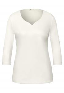 STREET ONE Лонгслив 'Ada' в цвете Off White