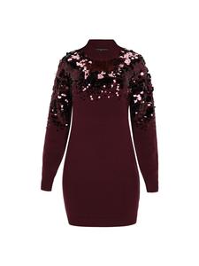Faina Женское платье бордового цвета