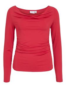 VILA Лонгслив 'VIKana' в светло-красном цвете