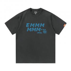 Футболка для школьников с круглым вырезом Jeep, темно-серый