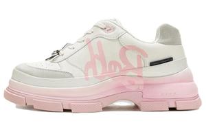 Кроссовки на платформе с принтом логотипа Gao Both, White Pink