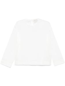 Поплиновая блузка Forte Forte, белый