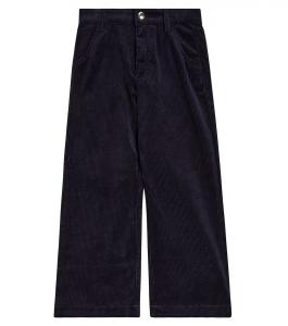 Вельветовые брюки прямого кроя Chloé, синий