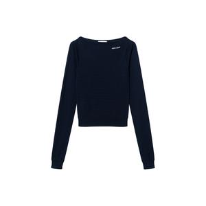 MIU MIU Свитер с лодочкой navy