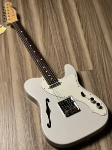 Fender MIJ Limited Kusumi Color Telecaster Thinline с грифом из розового дерева в цвете Kusumi White JD24021237