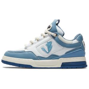 VICKI BROWN Коллекция джинсовых стильных скейтерских кроссовок унисекс бело-голубые, цвет White Blue