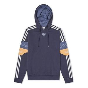 Толстовка adidas originals Team Signature Trefoil 'Legend Ink/Easy Orange', синий