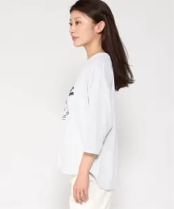 Футболка CONVERSE/(W) с укороченным рукавом и принтом в виде обуви