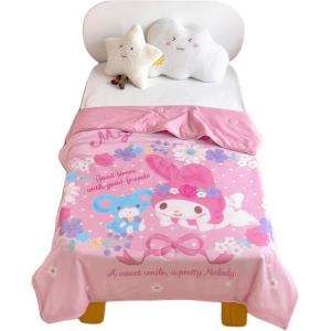 Детское охлаждающее одеяло из шелка для лета мультяшное одеяло для кондиционера для дневного сна в детском саду химическое волокно Sanrio, Flora Melody