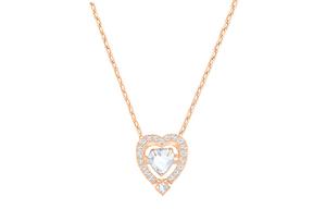 Искусственный хрустальный кулон для женщин Swarovski, белый