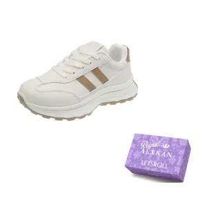 Alxnan Женские кроссовки Low Top Chunky цвета хаки, цвет Khaki