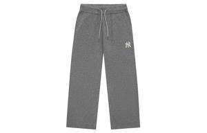 Нью-Йорк Янкиз Преппи Стиль Коллекция 24FW Брюки из трикотажной ткани Женские Тёмный Хизер Грей MLB, темно-серый