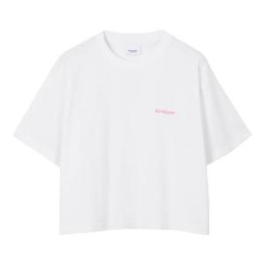 Футболка Burberry Laurel Oak Leaf Print, белый